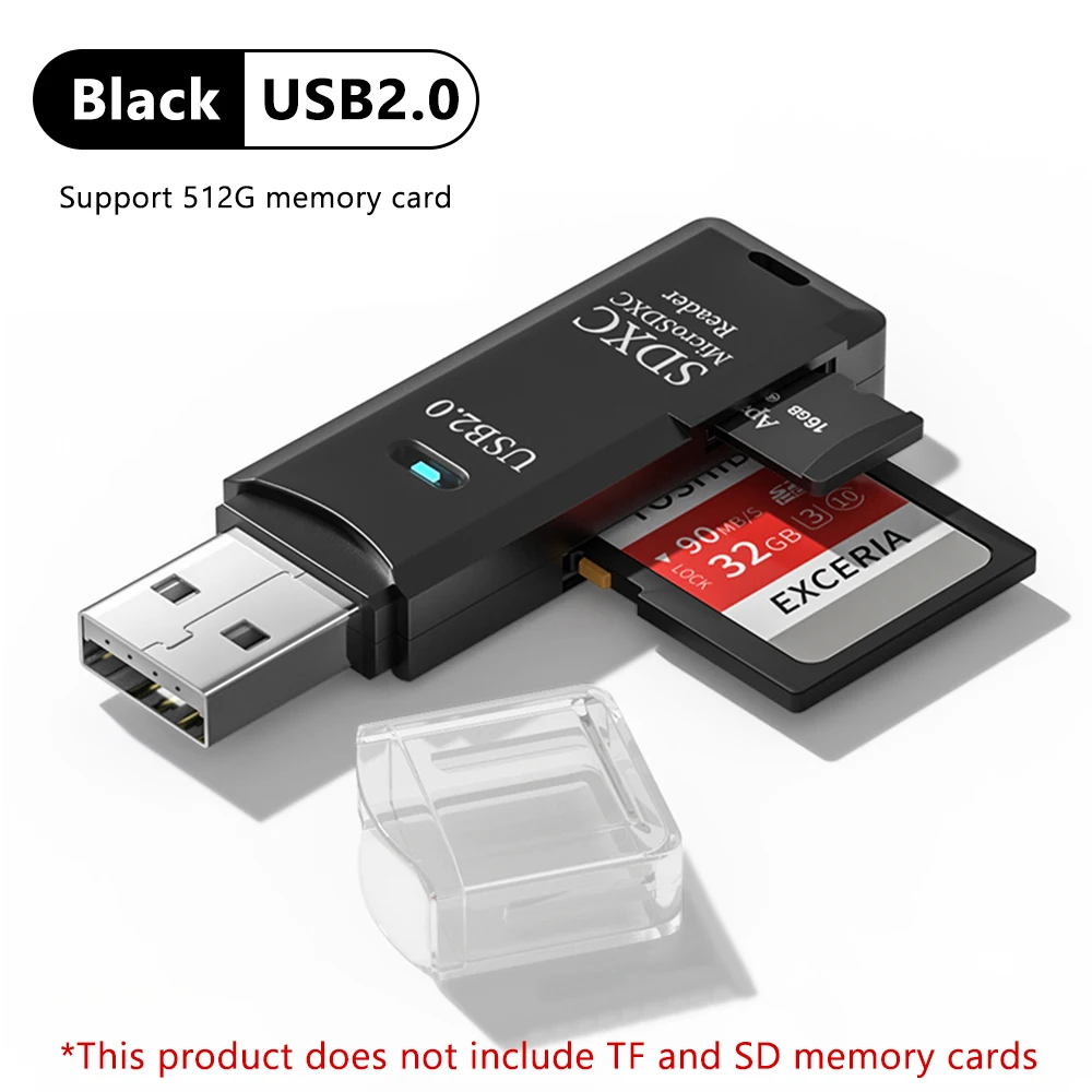 2 in 1 USB 3.0 Card Reader Micro TF sd card Reader usb adapter High Speed… - Image 8