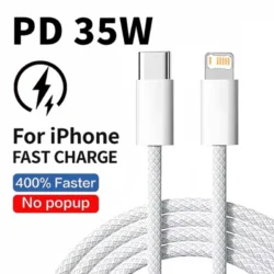 35W Fast Charge PD Cable For iPhone 13 14 Pro Max 11 12 mini X XR XS Max 7 8 Plus…