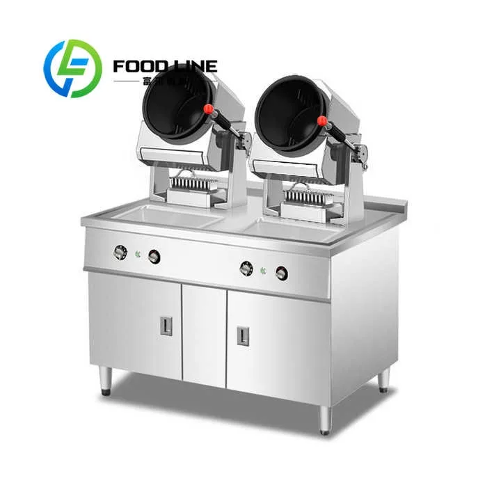 Restaurant Cooking Robot Cooker Chef Rotate Rotating Automated Wok Cooking Machine… - Image 4