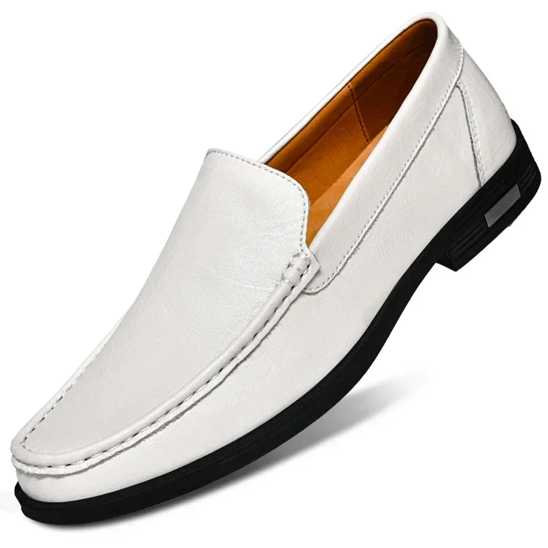 Genuine Leather Men's Shoes Classics Business Dress Shoes Moccasins Slip on Loafers Driving Shoes for Men Casual Shoe Big SIze48 - Image 8