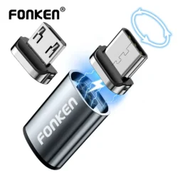 Magnetic Cable Connector Mobile Phone Cable Adapter Micro USB Magnetic Tip Magnet…