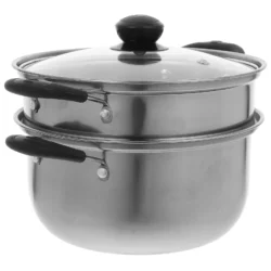 Stainless Steel Stock Pot 18L Premium Deep Multifunctional Steam Pot for Household…
