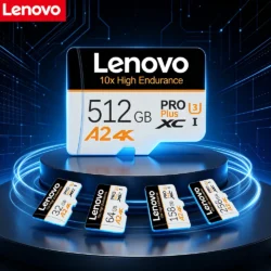 Lenovo High-Speed Micro SD Card 512GB 128GB 256GB 64GB A2 U3 4K SDXC Memory TF…