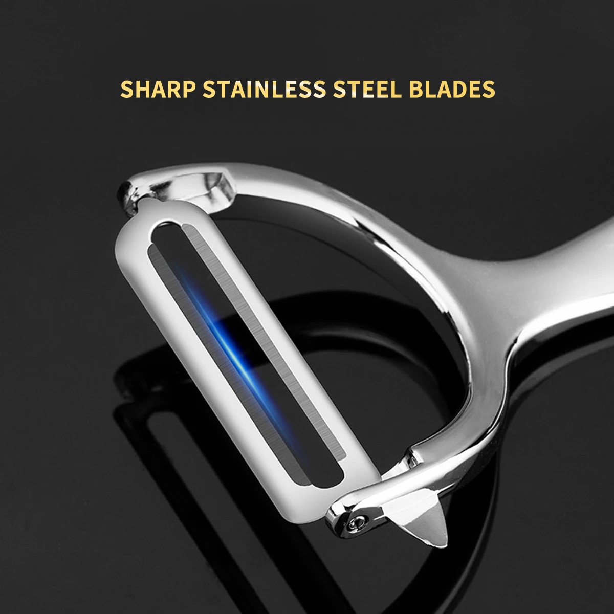 1PC Stainless Steel Vegetable Peeler, Peeler, Multifunctional Carrot and Potato… - Image 4