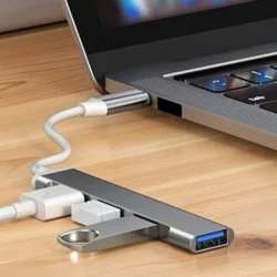 4-Port Multi-Splitter Type C Hub USB Adapter OTG