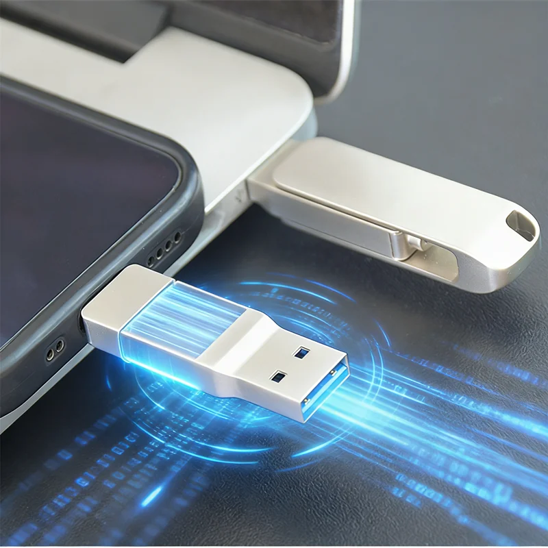 New 3in1 USB Flash Drive 512GB 256GB 128GB Type-C Pendrive For iPhone iPad Android… - Image 3