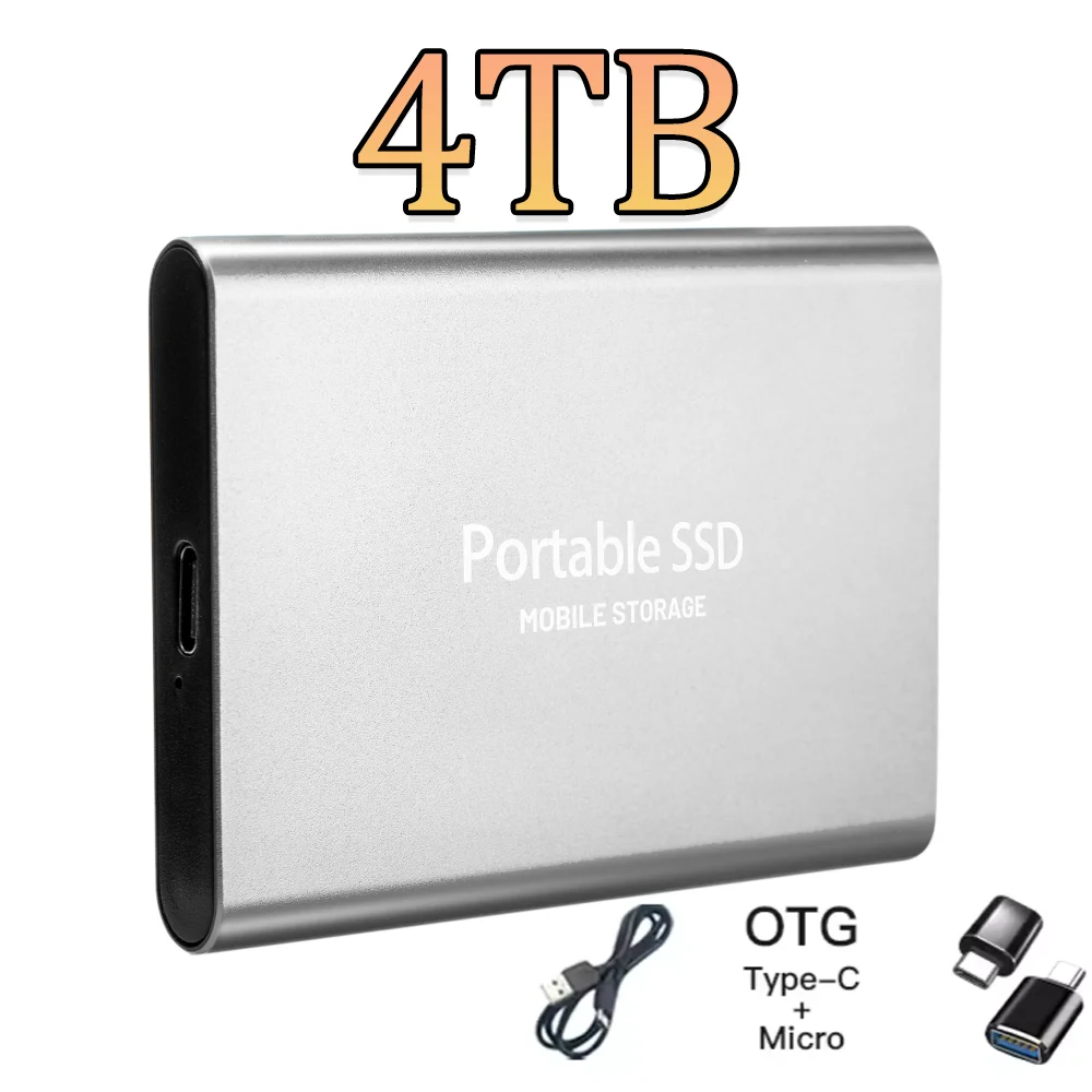 Universal Compatibility Portable SSD USB3.1 Type-C External Hard Drive Works With… - Image 8