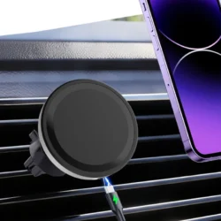 MagSafe Car Wireless Charger 30W - Air Vent Clip Phone Holder - Stable Grip For…