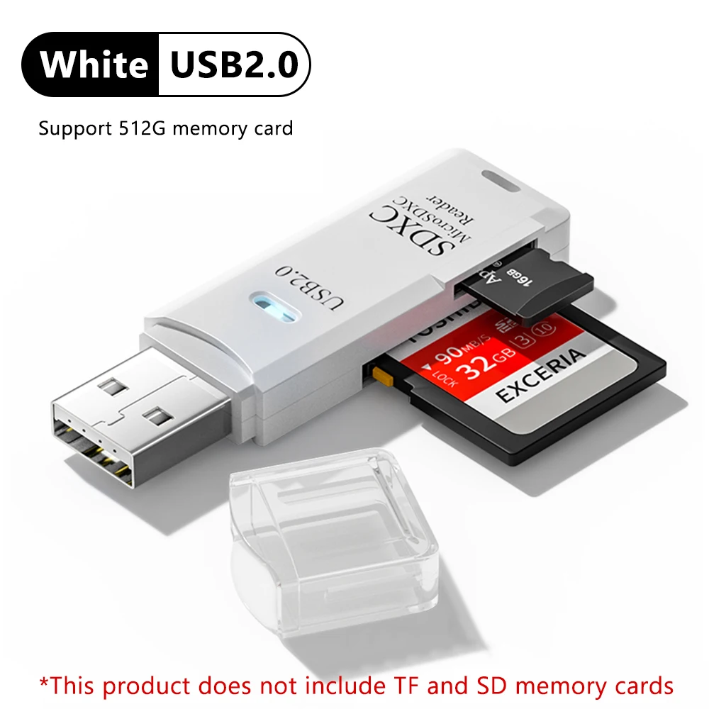 2 in 1 USB 3.0 Card Reader Micro TF sd card Reader usb adapter High Speed… - Image 9