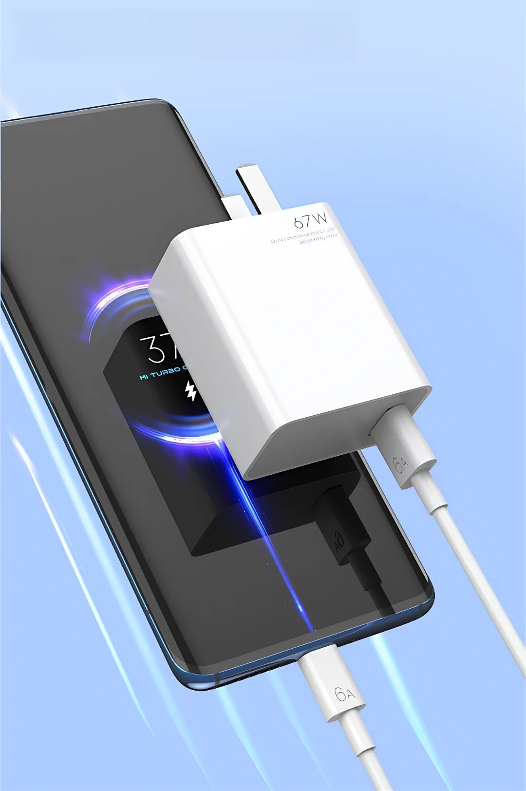 US Plug 6A 67W Ultra Fast Charger for Xiaomi 10T 11 12 Lite 13T Redmi Note 10 11T… - Image 19