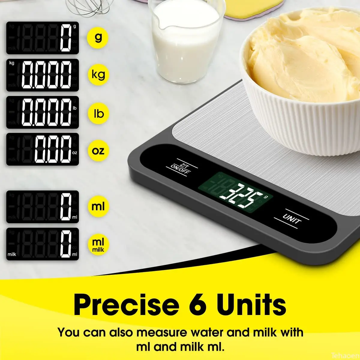 Digital Kitchen Scale Weight Scale Food Coffee Scales Smart Electronic Waterproof… - Image 4