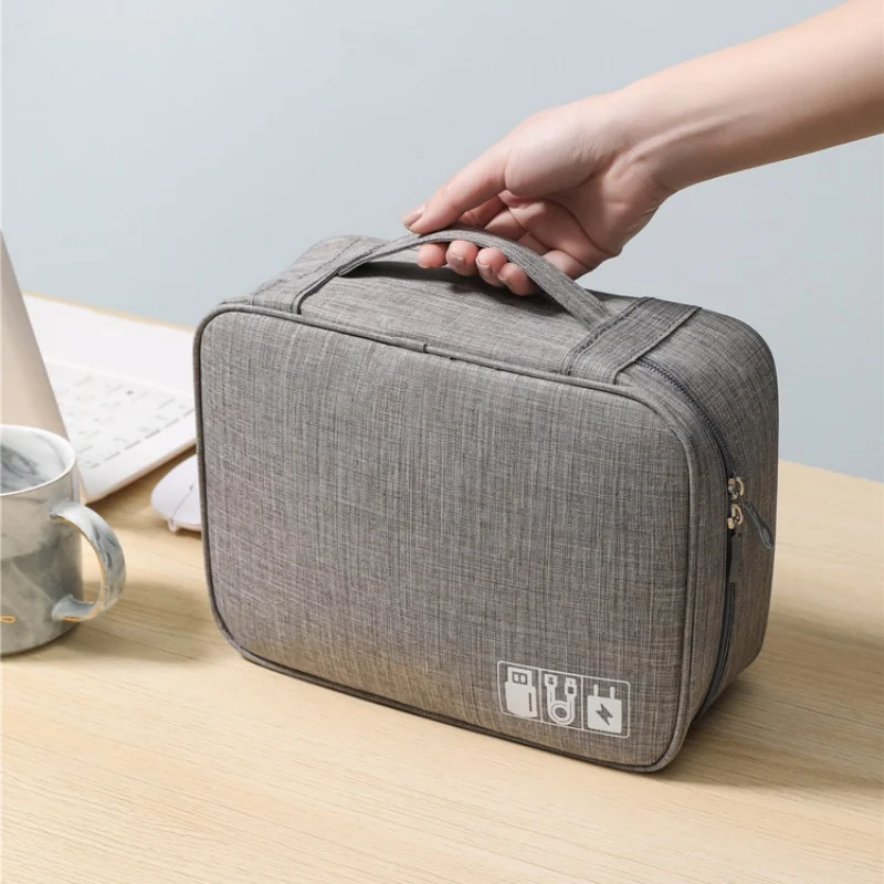 Cable Storage Bag Waterproof Digital Electronic Organizer Portable USB Data Line… - Image 4