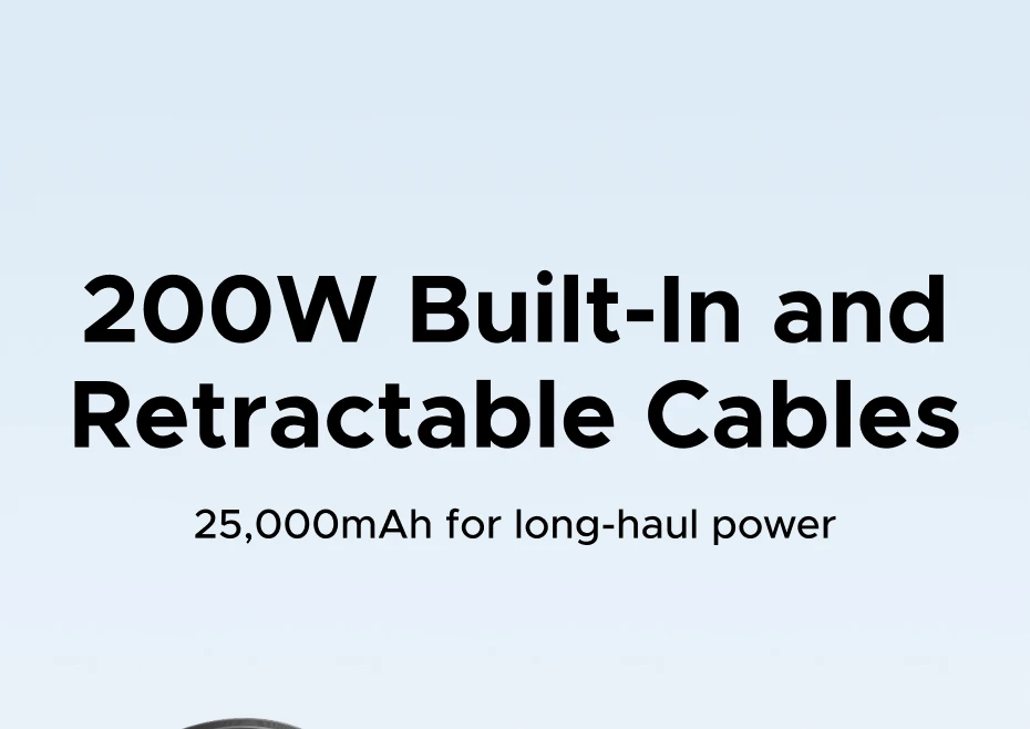 UGREEN Nexode Pro 200W 25000mAh Power Bank Retractable Cables Portable PD External… - Image 9