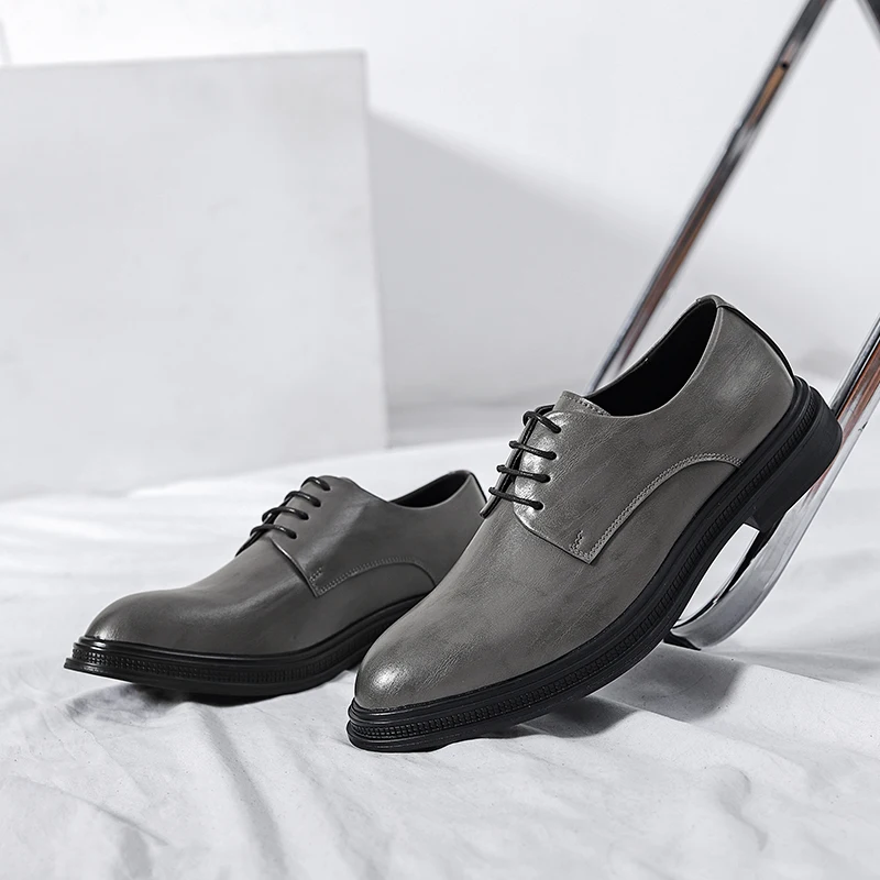 2024 Italian Dress Shoes Men Wedding Party Shoes High Quality Casual Loafer Male Designer Flat Shoes Zapatos Hombre Plus Size 47