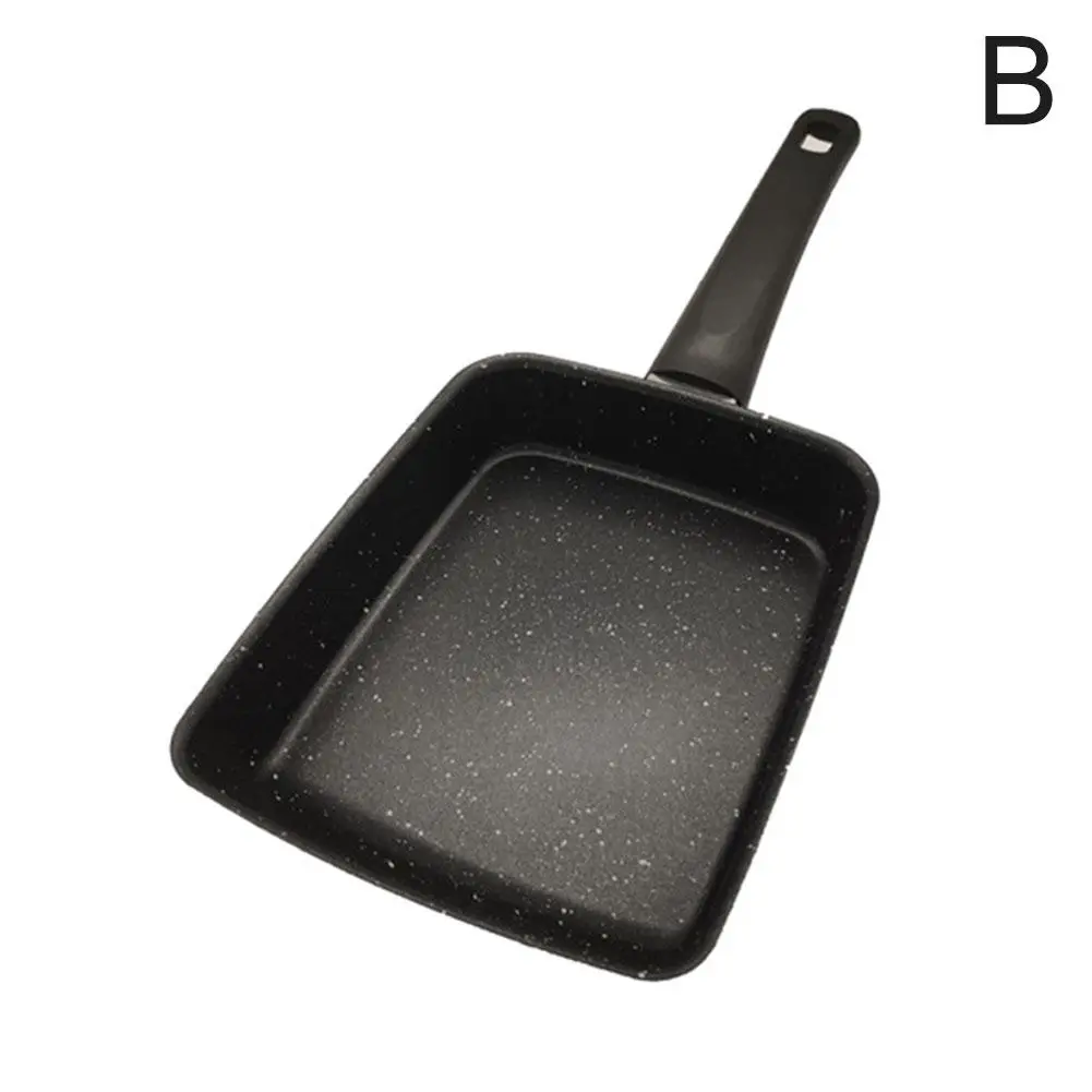 Pot Square Frying Pan Flat Bottom Mini Egg Cooker Non-stick Fried Cooking Griddle… - Image 7