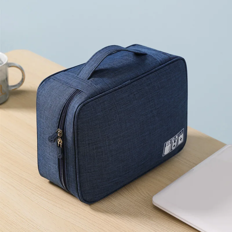 Cable Storage Bag Waterproof Digital Electronic Organizer Portable USB Data Line… - Image 3