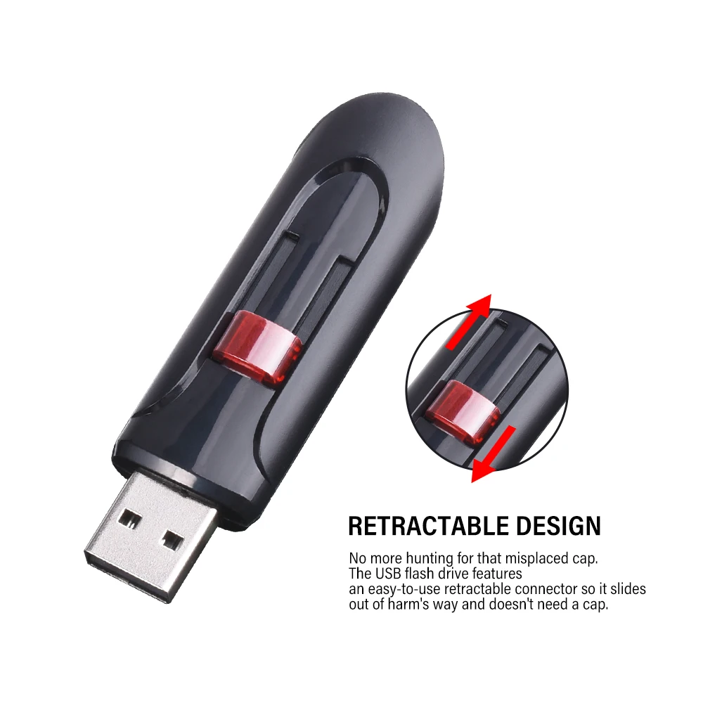 Red Logo High Speed USB Flash Drive Usb Memory Stick USB 2.0 PenDrive 64GB 32GB… - Image 7