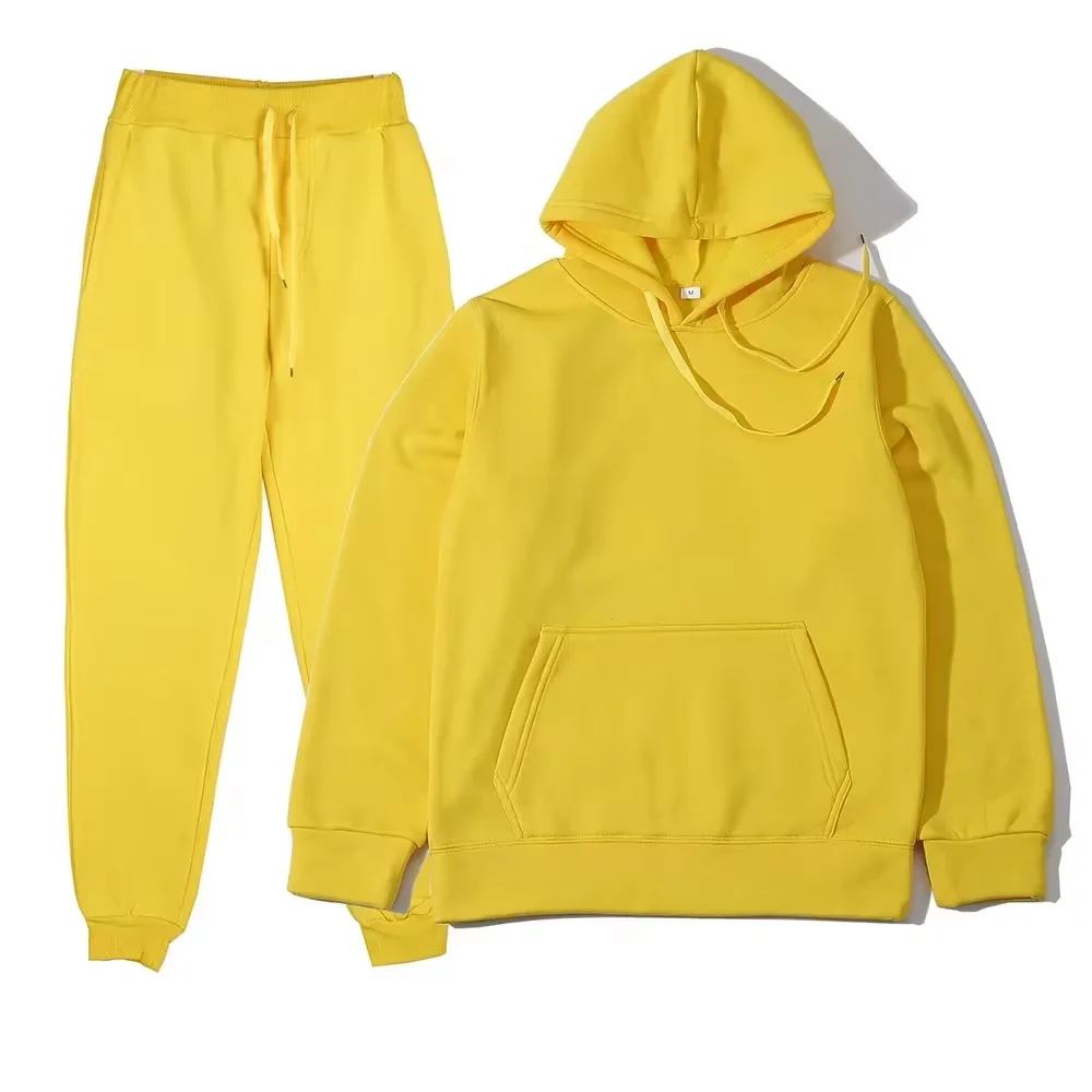 Winter Tracksuit Women Two Piece Set - Oversized Hoodie Sweatpants Solid Color… - Image 14
