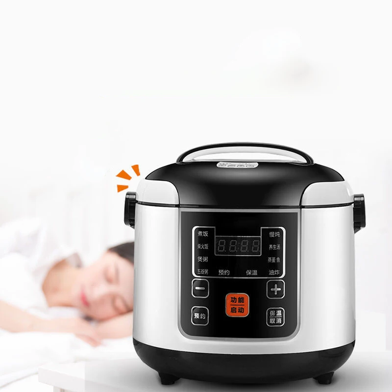 Portable Car Rice Cooker 2L Electric Truck Multi-Cooker Soup Porridge Cooking Food… - Image 5