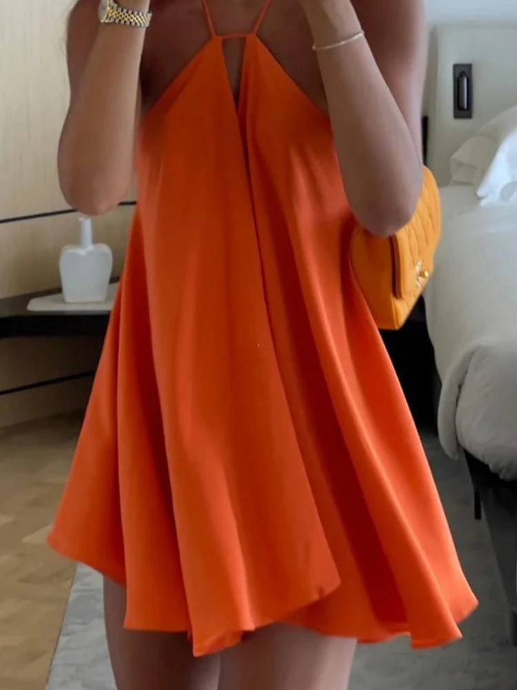Sexy Party Off Shoulder Dresses 2025 Women's Elegant Sleeveless Hollow Out Beach… - Image 2
