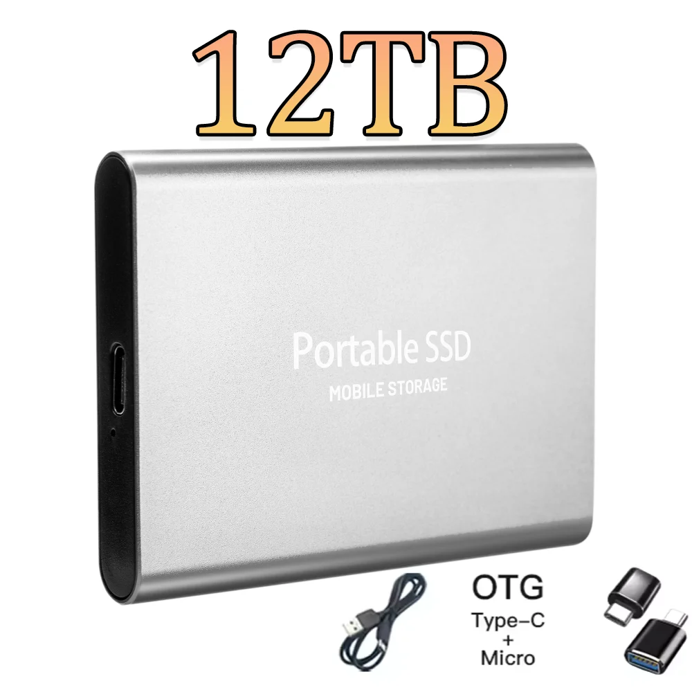 Universal Compatibility Portable SSD USB3.1 Type-C External Hard Drive Works With… - Image 14