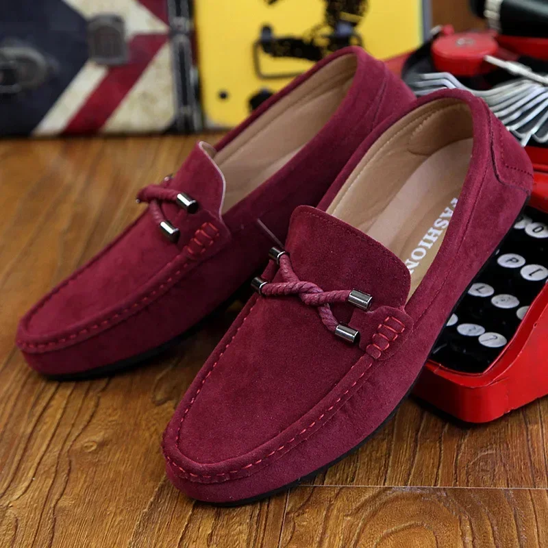 2025 Men Casual Shoes Fashion Men Shoes Breathable Men Loafers Moccasins Slip on Men's Flats Male Driving Shoes - Image 4