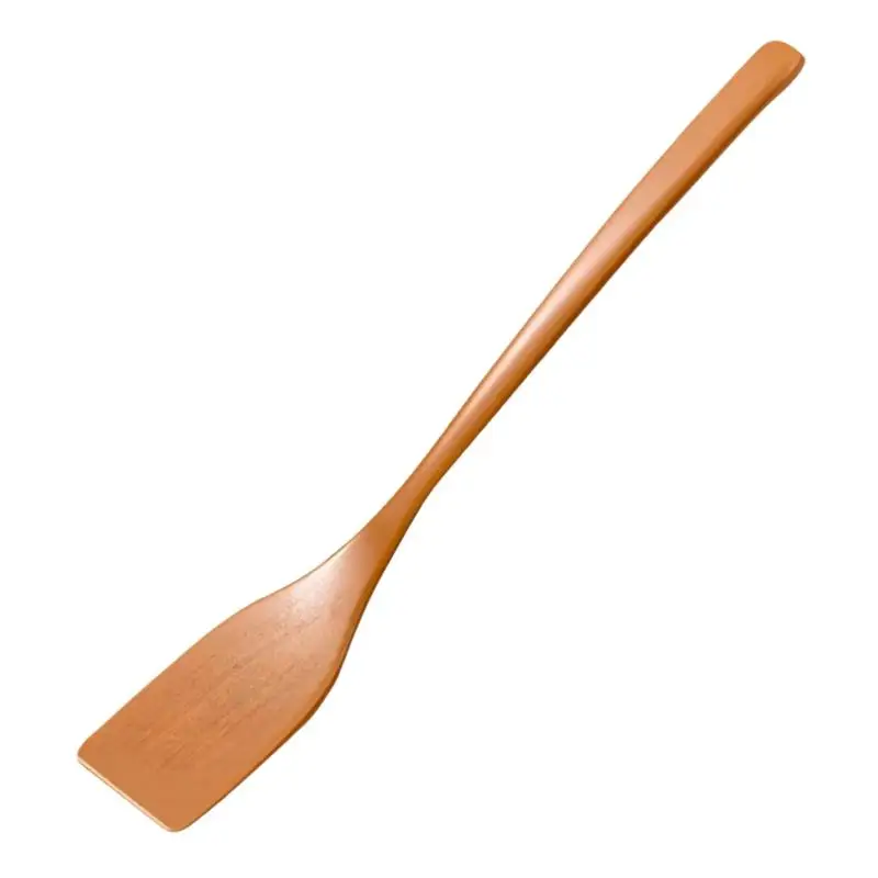 〔L〕Kitchen Utensils No Stick Wooden Spatula Premium High Heat Wooden Turner Sturdy… - Image 7
