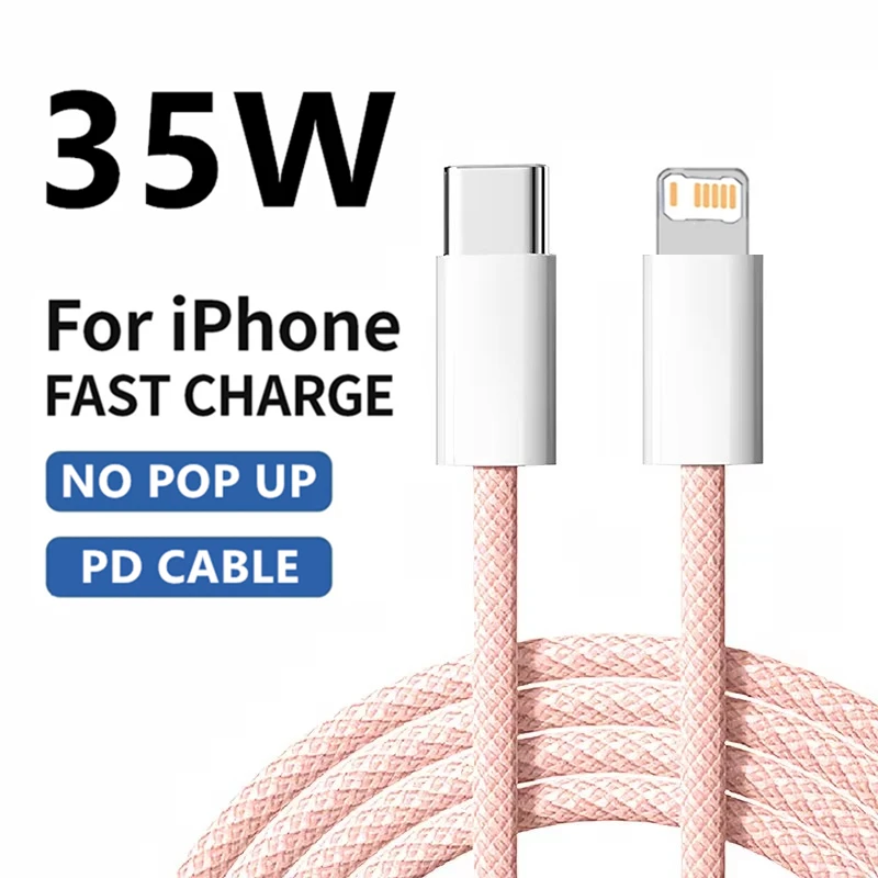 Braided USB-C PD Cable Fast Charge Data Line for iPhone 13 14 pro Max 11 12 Mini… - Image 12