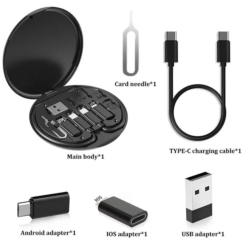 Multi USB Type C to C 60W Charging Adapter Cable Kit USB C to Lighting Conversion… - Image 6