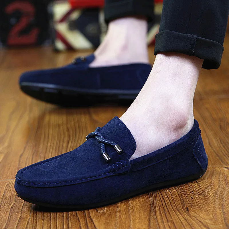 2025 Men Casual Shoes Fashion Men Shoes Breathable Men Loafers Moccasins Slip on Men's Flats Male Driving Shoes