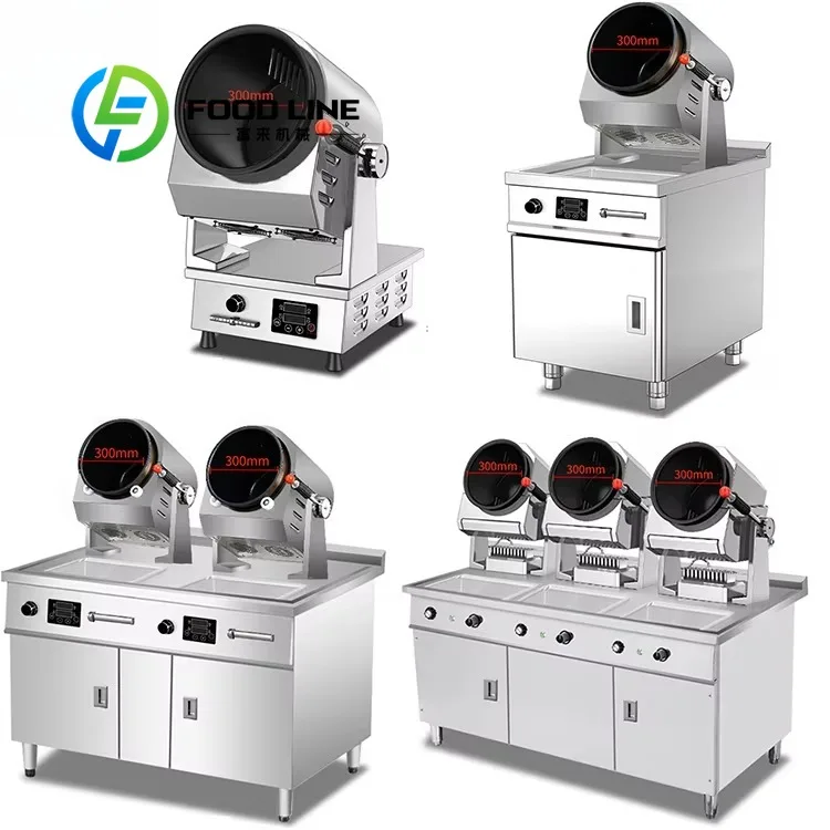 Restaurant Cooking Robot Cooker Chef Rotate Rotating Automated Wok Cooking Machine… - Image 6