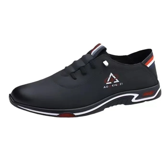 2026 Hot Sale Men's Leather Casual Shoes Soft Soles Soft Surfaces Office Sports Shoes Men's Flat Oxford Shoes Versatile Sneakers - Image 6