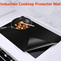 Induction Cooktop Protector Mat Silicone Induction Cooker Cover Heat Resistant &…