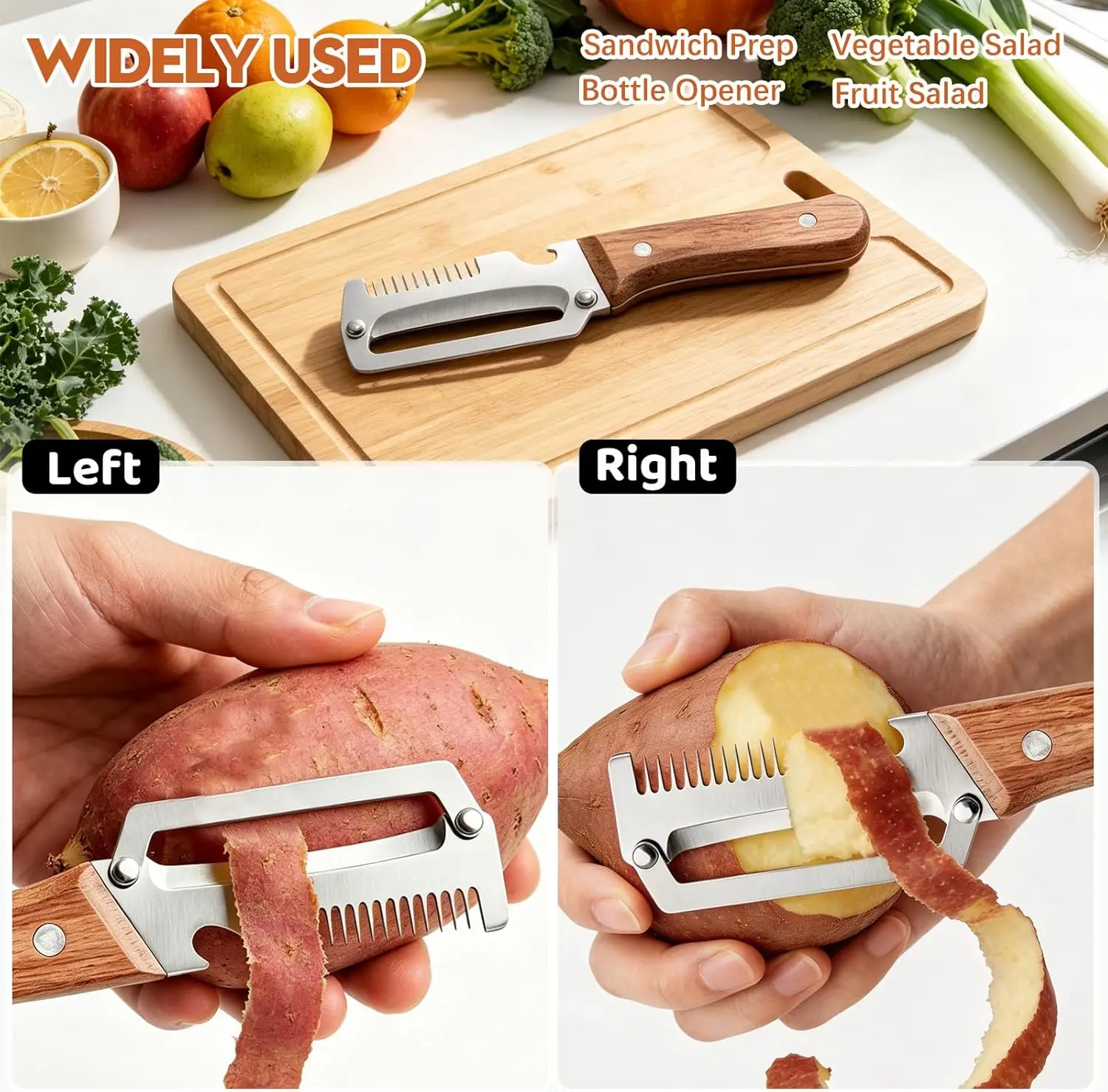 Multi Functional Vegetable Peeler Stainless Steel - Image 4