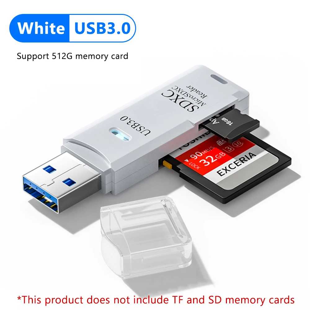 2 in 1 USB 3.0 Card Reader Micro TF sd card Reader usb adapter High Speed… - Image 7