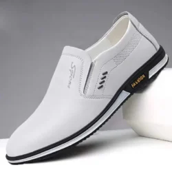 Luxury Men's Leather Shoes Comfortable Loafers Slip on Male Moccasins Non Slip…