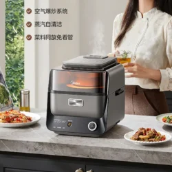 Dual Heat Source Air Fryer Chef Machine KZC40C01XM - Smart, Hot Air, No-Flip for…