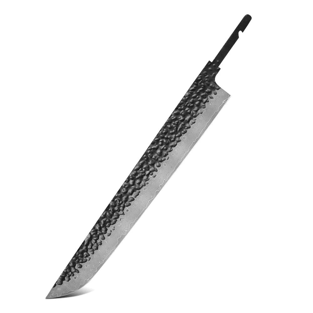 TURWHO 1-10 Pieces Japanese Chef Knife Blank Blade DIY Damascus Steel VG10 Core… - Image 10