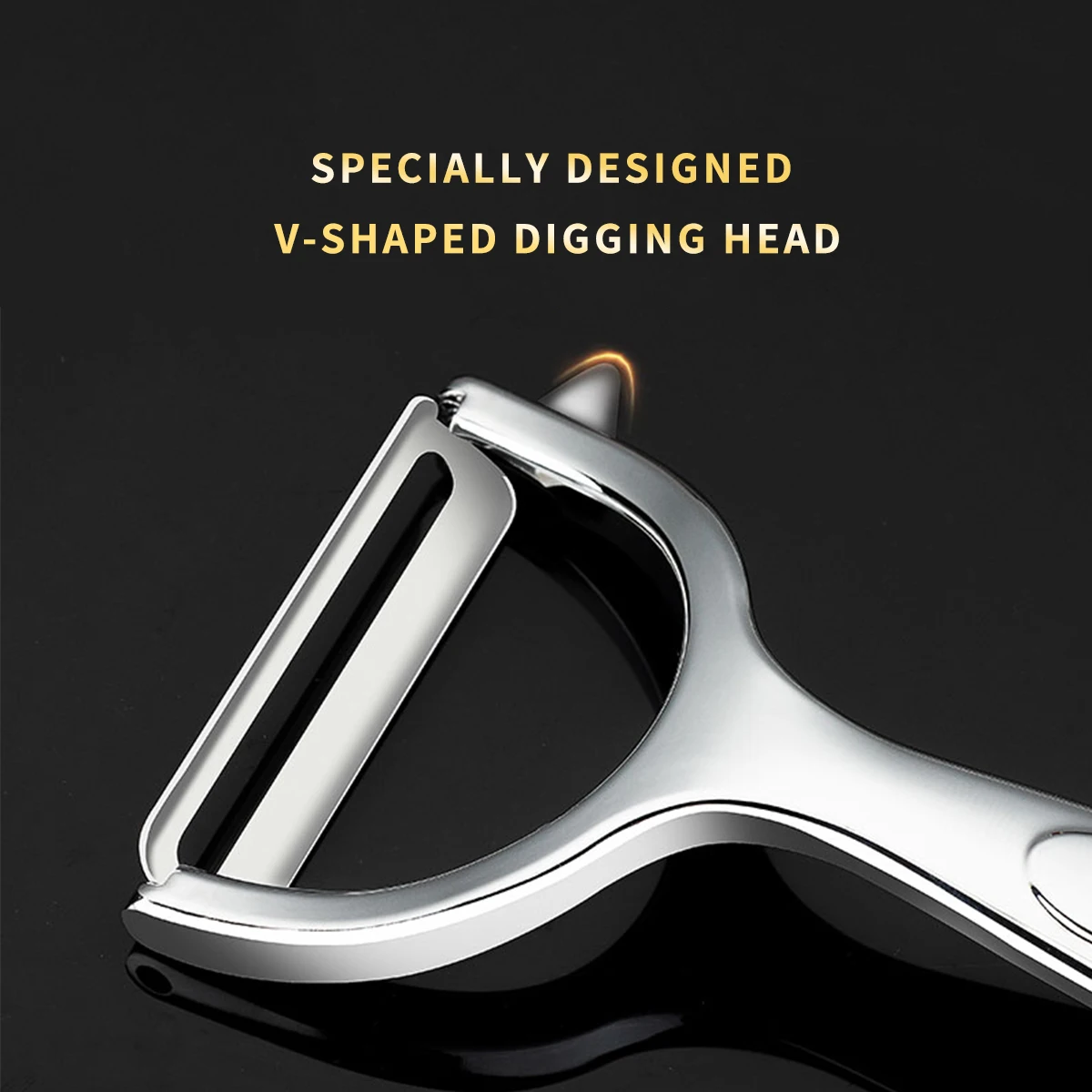 1PC Stainless Steel Vegetable Peeler, Peeler, Multifunctional Carrot and Potato… - Image 3
