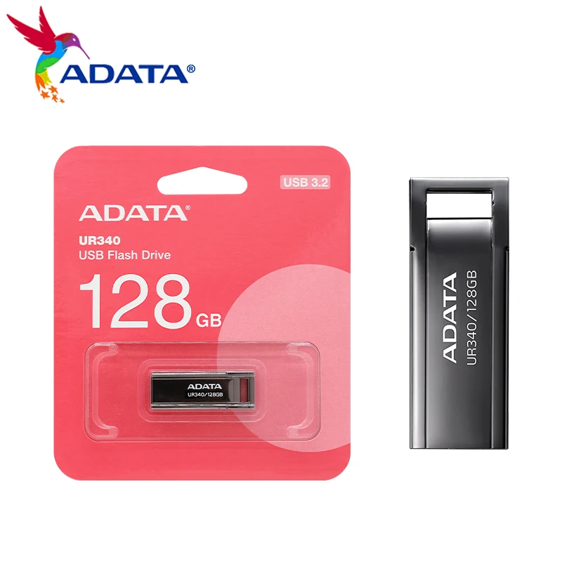 ADATA UR340 USB Flash Drive 32GB 64GB 128GB USB 3.2 Gen1 High Speed pendrive…