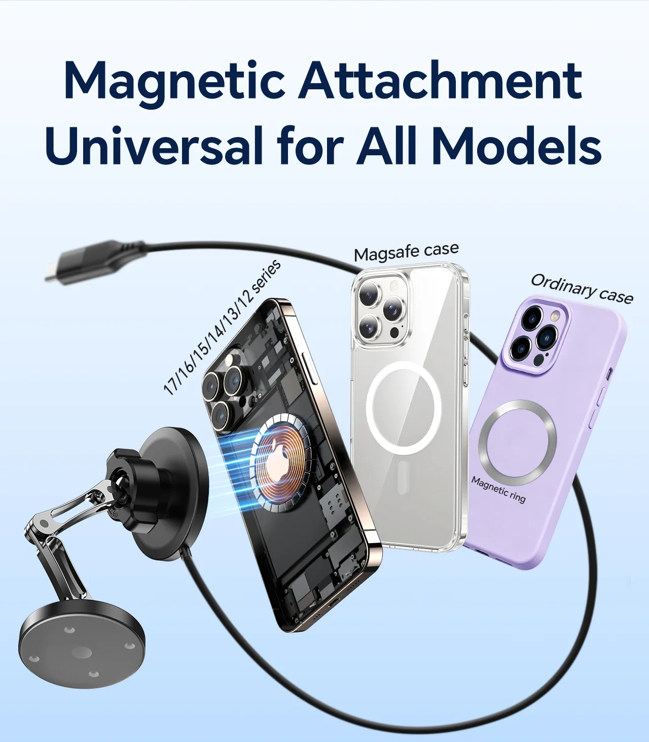 25W Car Magnetic Wireless Charger For iPhone 17 16 15 Fast Charging Magsafe Car… - Image 20