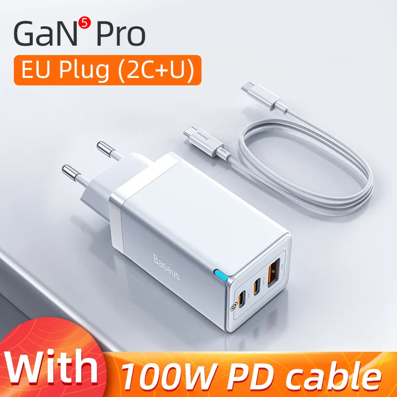 Baseus GaN 65W USB C Charger Quick Charge 4.0 3.0 QC4.0 QC PD3.0 PD USB-C Type C… - Image 8