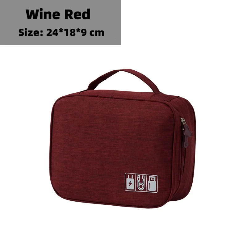 Cable Storage Bag Waterproof Digital Electronic Organizer Portable USB Data Line… - Image 11