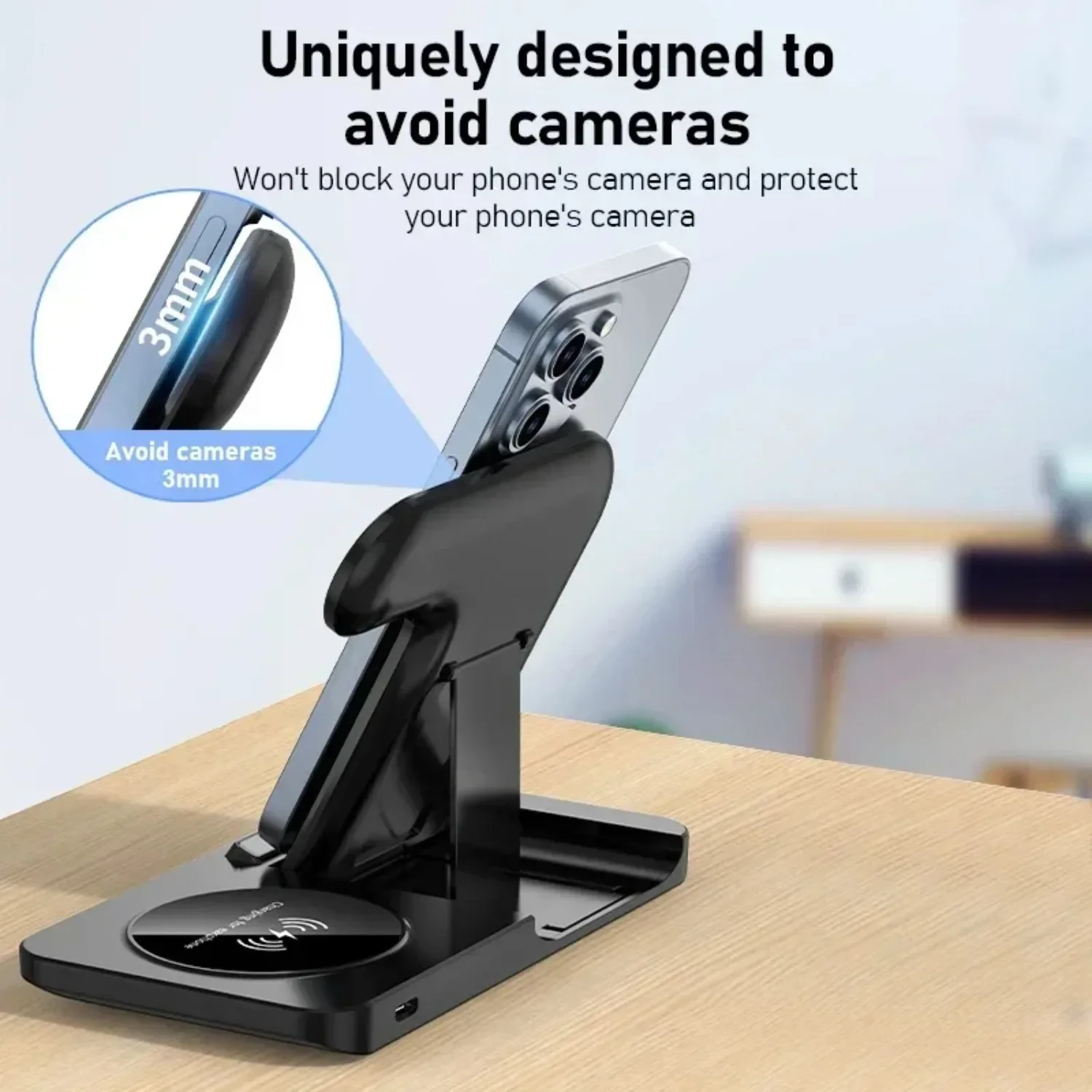 3 in 1 Wireless Charging Station for Magsafe Charger Stand Fast Magnetic Wireless… - Image 33