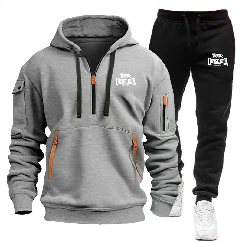 2024 Sports Tracksuit Jogging Men's Clothing Casual Sweatshirt Suit Sweatshirts… - Image 9