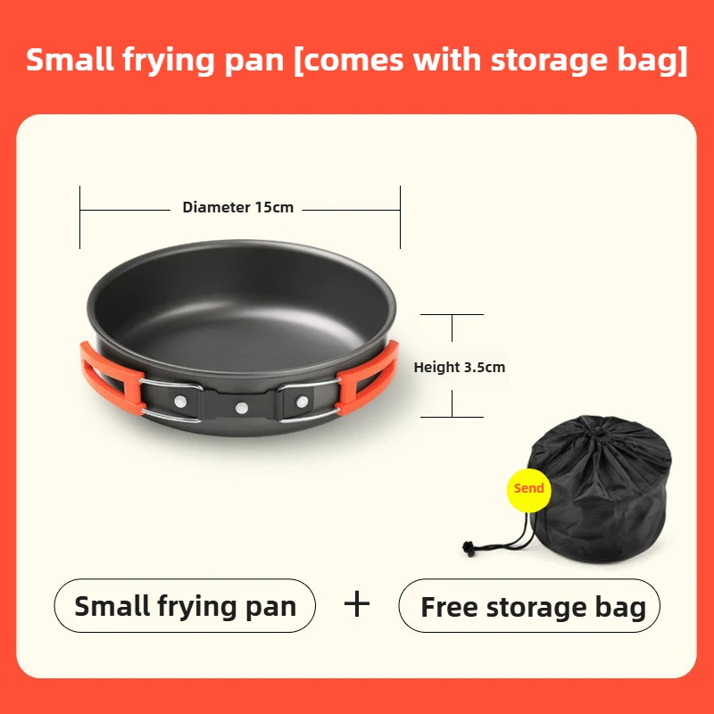 Outdoor Hiking Cookware Camping Cookware Boiling Water Teapot Frying Pan Equipment… - Image 14