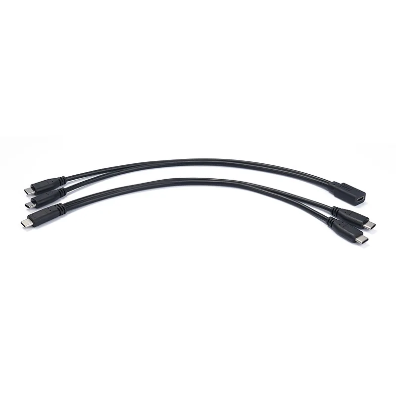 USB C Cable Splitter Type C 1 to 2 Extension Cable Wire for PC Phone Tablet 15W 3A… - Image 4