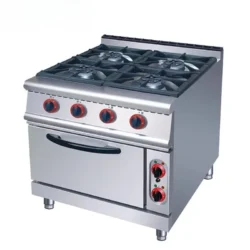 Combo Gas Cooker Stove with Oven Multifunction Kitchen Appliance for Restaurant…