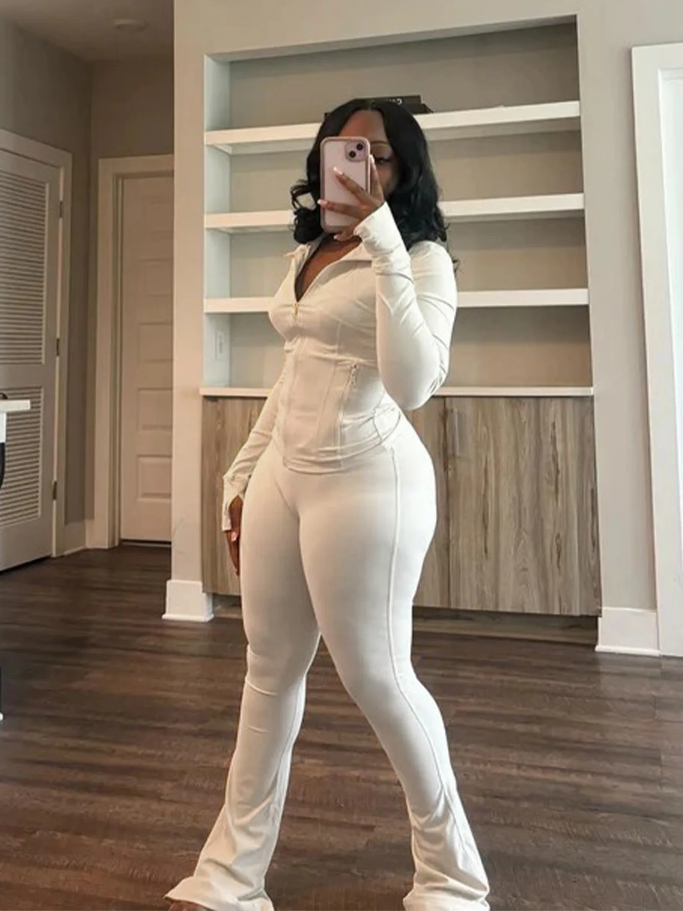 Streetwear Casual Tracksuit Sexy Women Two Pieces Club Matching Set High Street… - Image 27