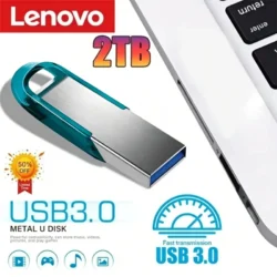 Lenovo 2TB USB 3.2 Metal Flash Drives Super High Speed Pendrive 1TB 512GB Pen…